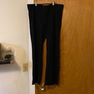 Betabrand dress pant yoga pants xxl black hemmed